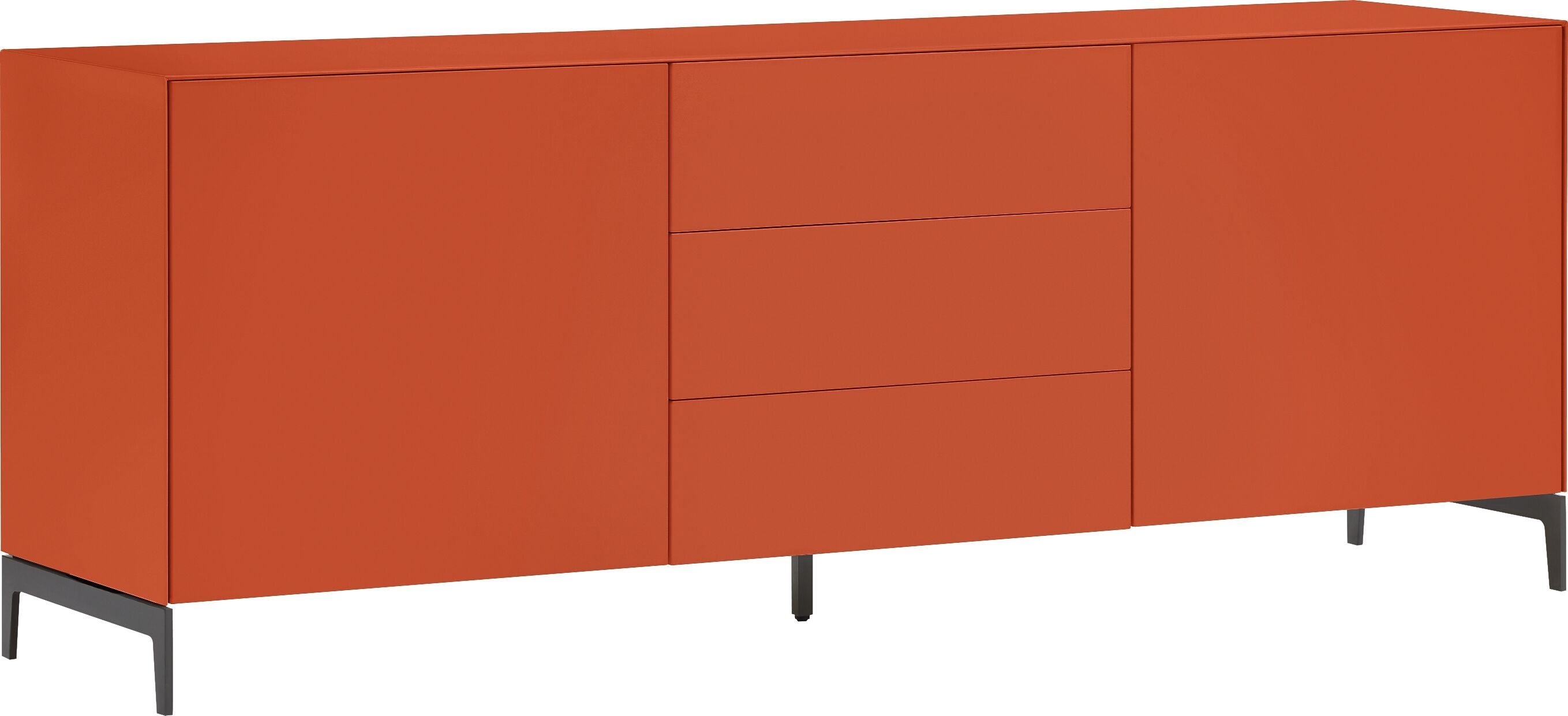 LUX Lowboard - Orange / B: 180.0 cm x T: 46.0 cm x H: 68.0 cm