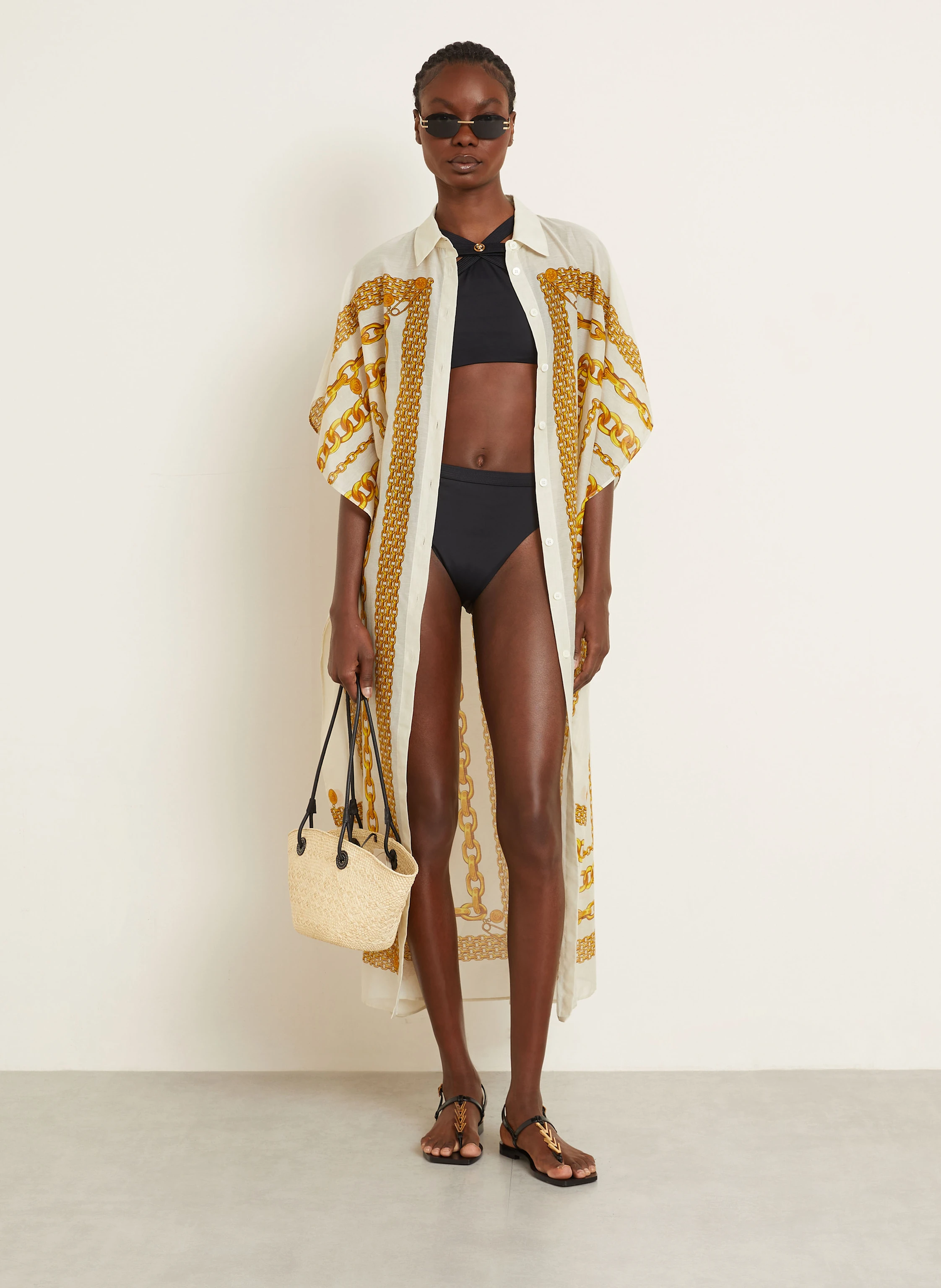 VERSACE High-Waist-Bikini-Hose