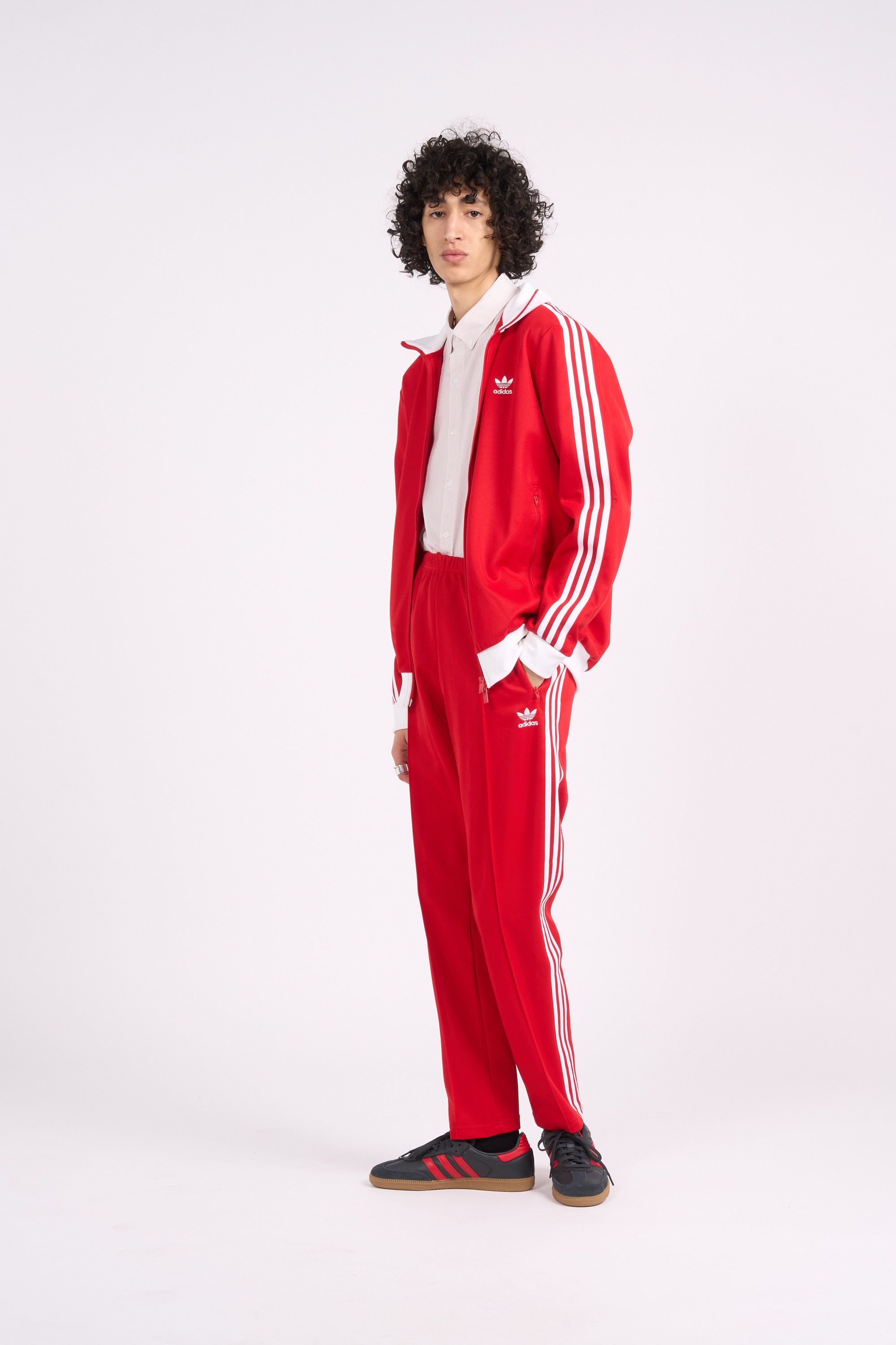 ADIDAS Veste BECKENBAUER TT Rouge