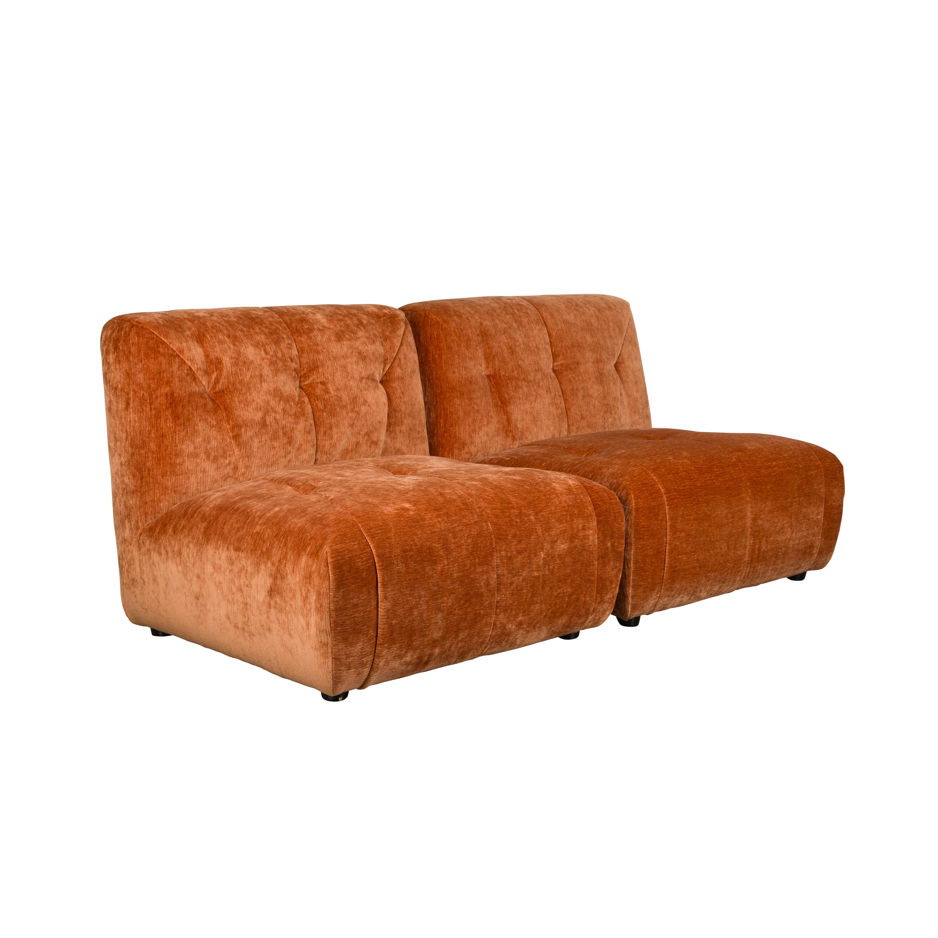 Dutchbone Giada Bank 2-zits Terra - Bruin