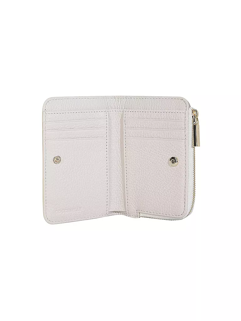COCCINELLE Geldbörse METALLIC SOFT creme