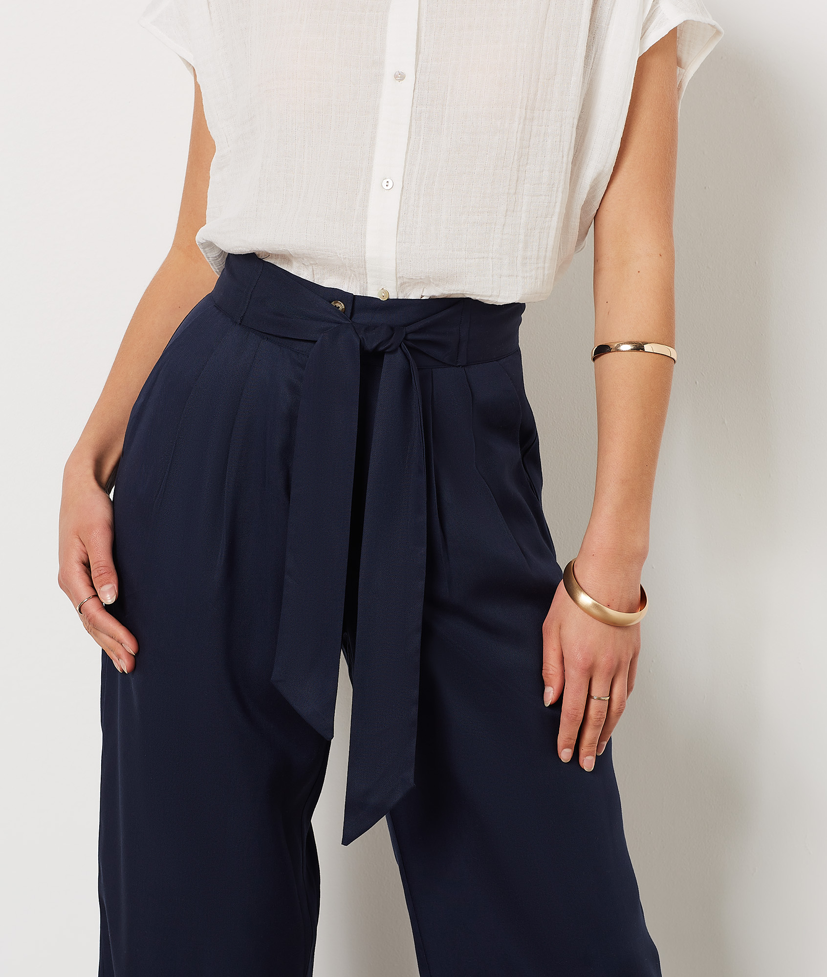 Pantalon coupe large
