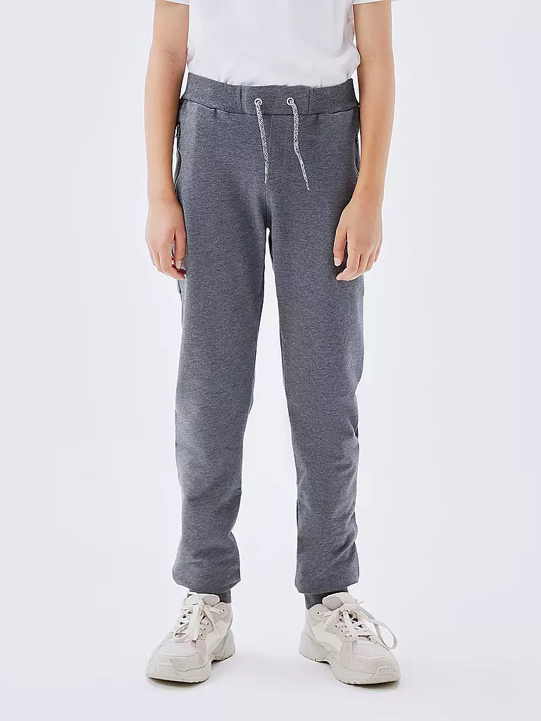 NAME IT Jungen Jogginghose NKMHONK grau