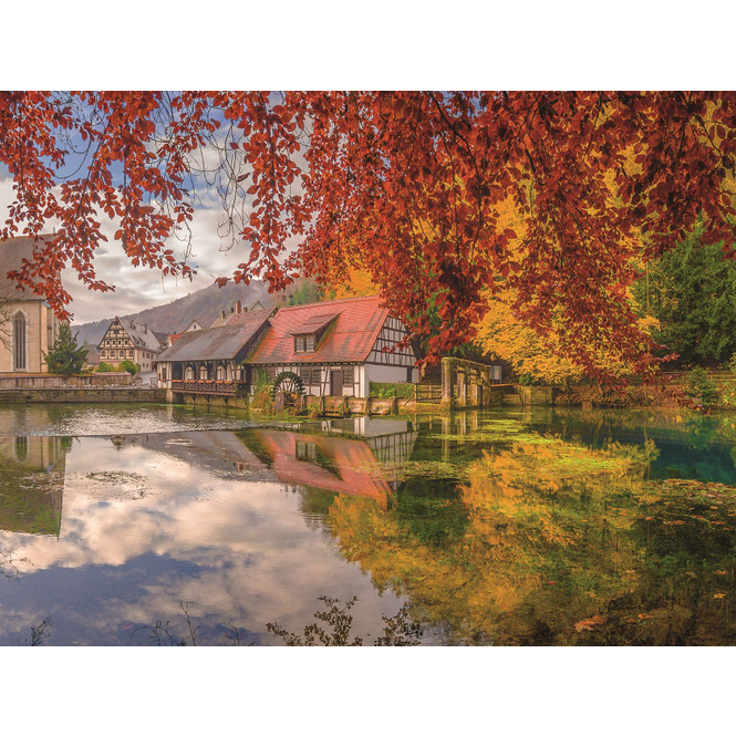 Puzzle - Mühle am Blautopf - 500 Teile