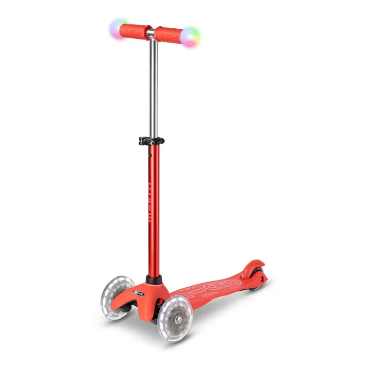 Micro Trottinette Mini 3en1 Revolution Deluxe Magic LED | Rouge