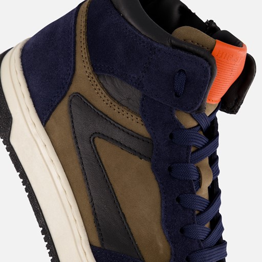 HIP hoge sneakers blauw combi