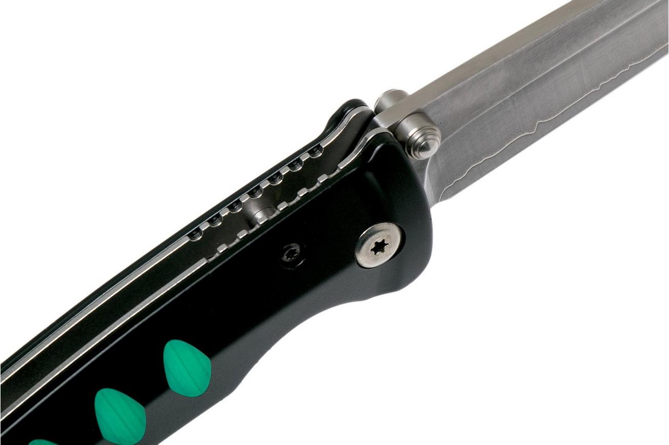 Mcusta MC-0044C Katana, zwart/groen, herenmes