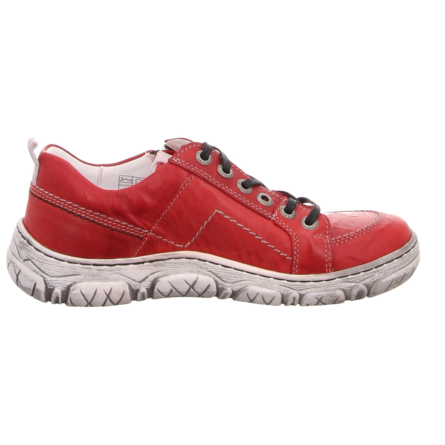 Krisbut Schnürhalbschuh rot