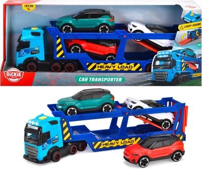 Dickie Toys Volvo Biltransport med 3 Biler