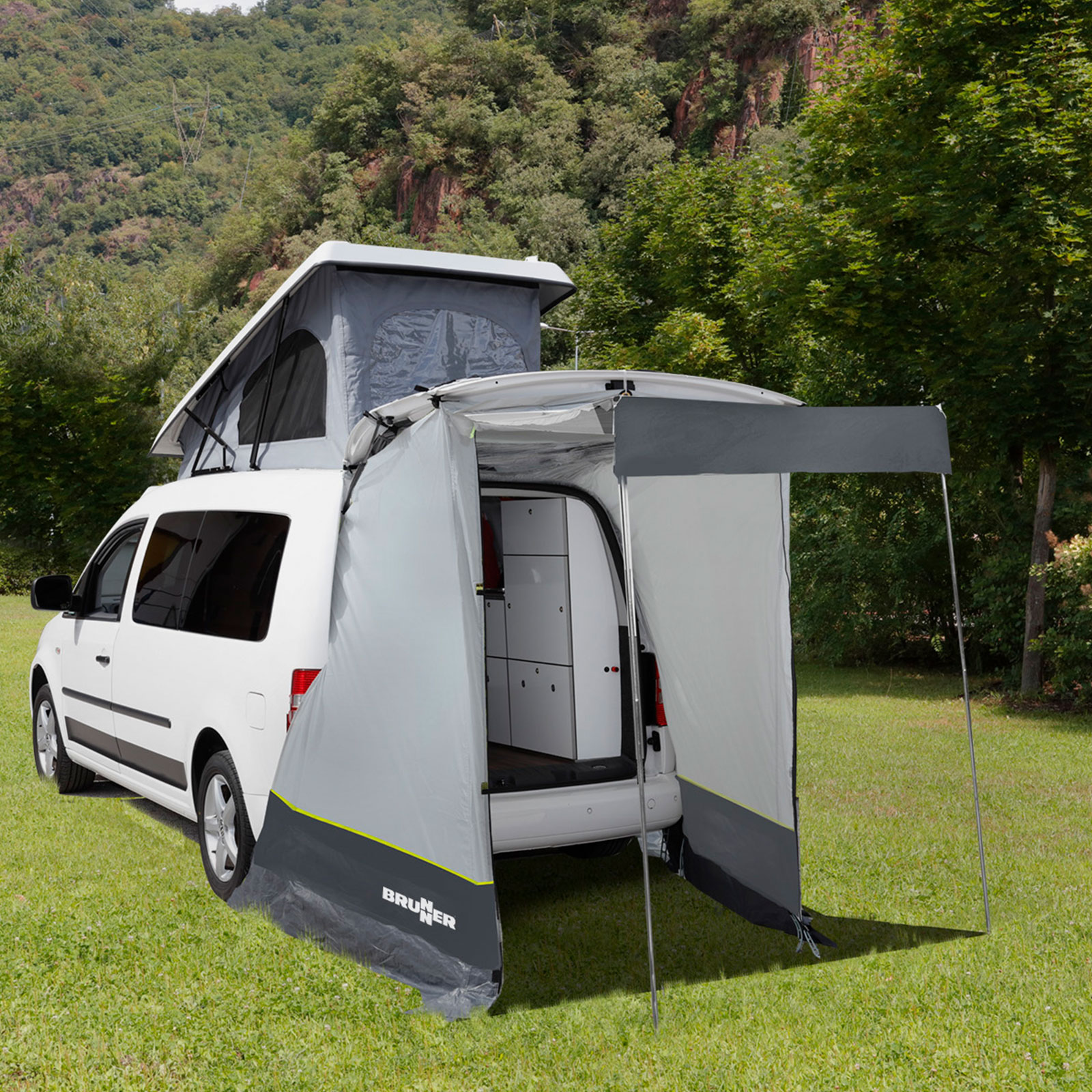 Brunner Pilote VW Caddy 4 achterklep tent