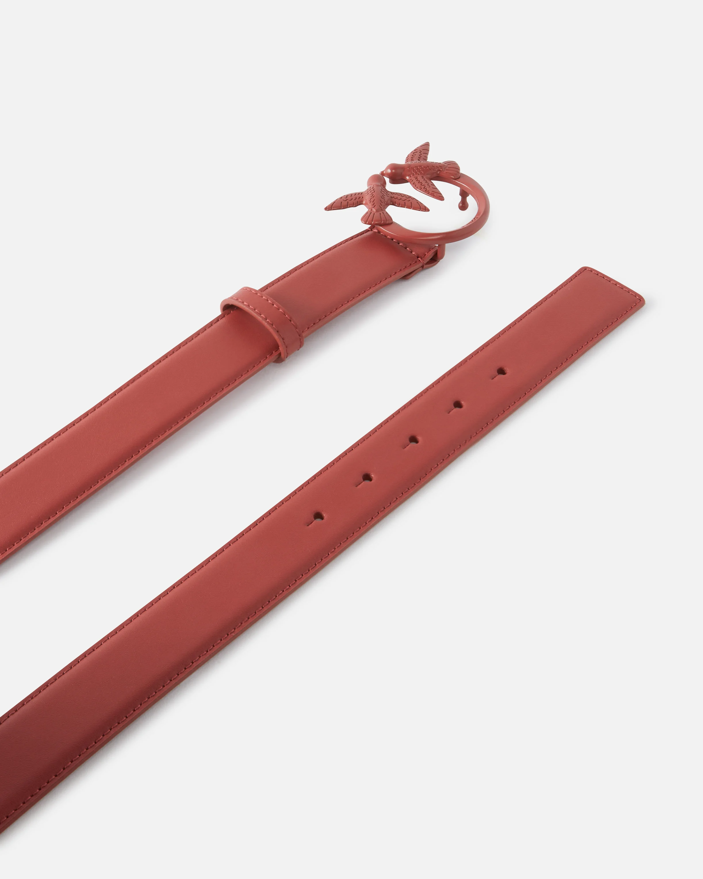 Ceinture avec boucle | Rouge
