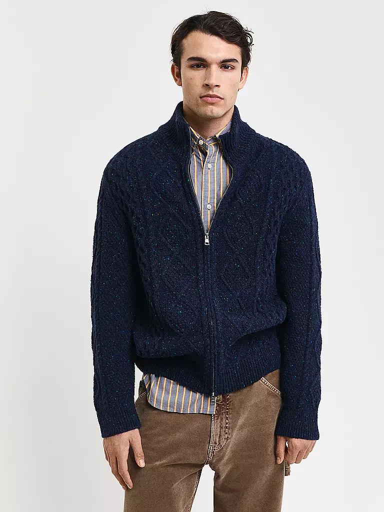 GANT Strickjacke  dunkelblau