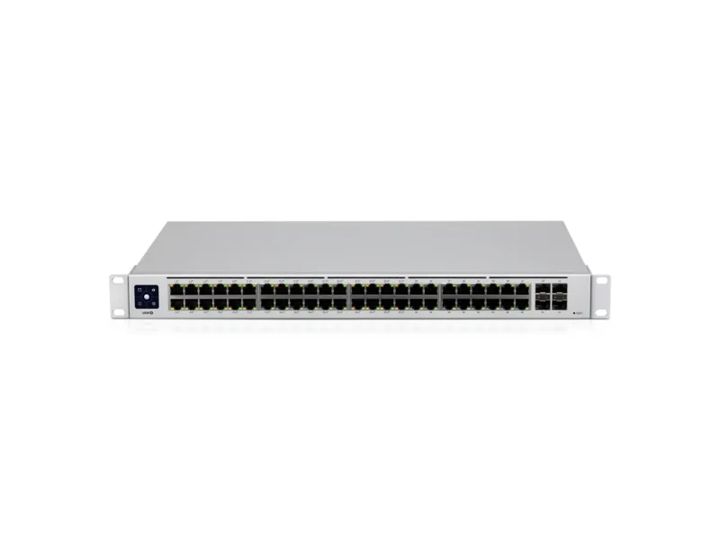 Ubiquiti UniFi Switch USW-48-POE - Switch - Administreret - 48 x 10/100/1000 (32 PoE )   4 x Gigabit SFP - monterbar på stativ, desktop - PoE  (195 W)