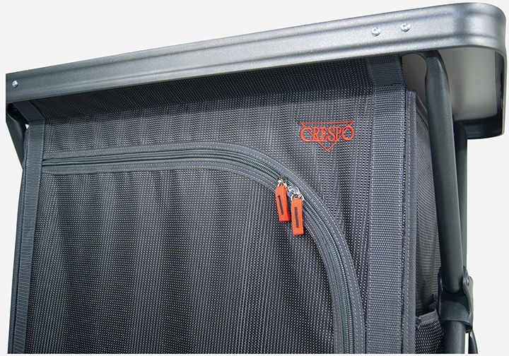 Crespo AP 106 Garschrank 44 x 65 x 89 cm schwarz, Campingschrank