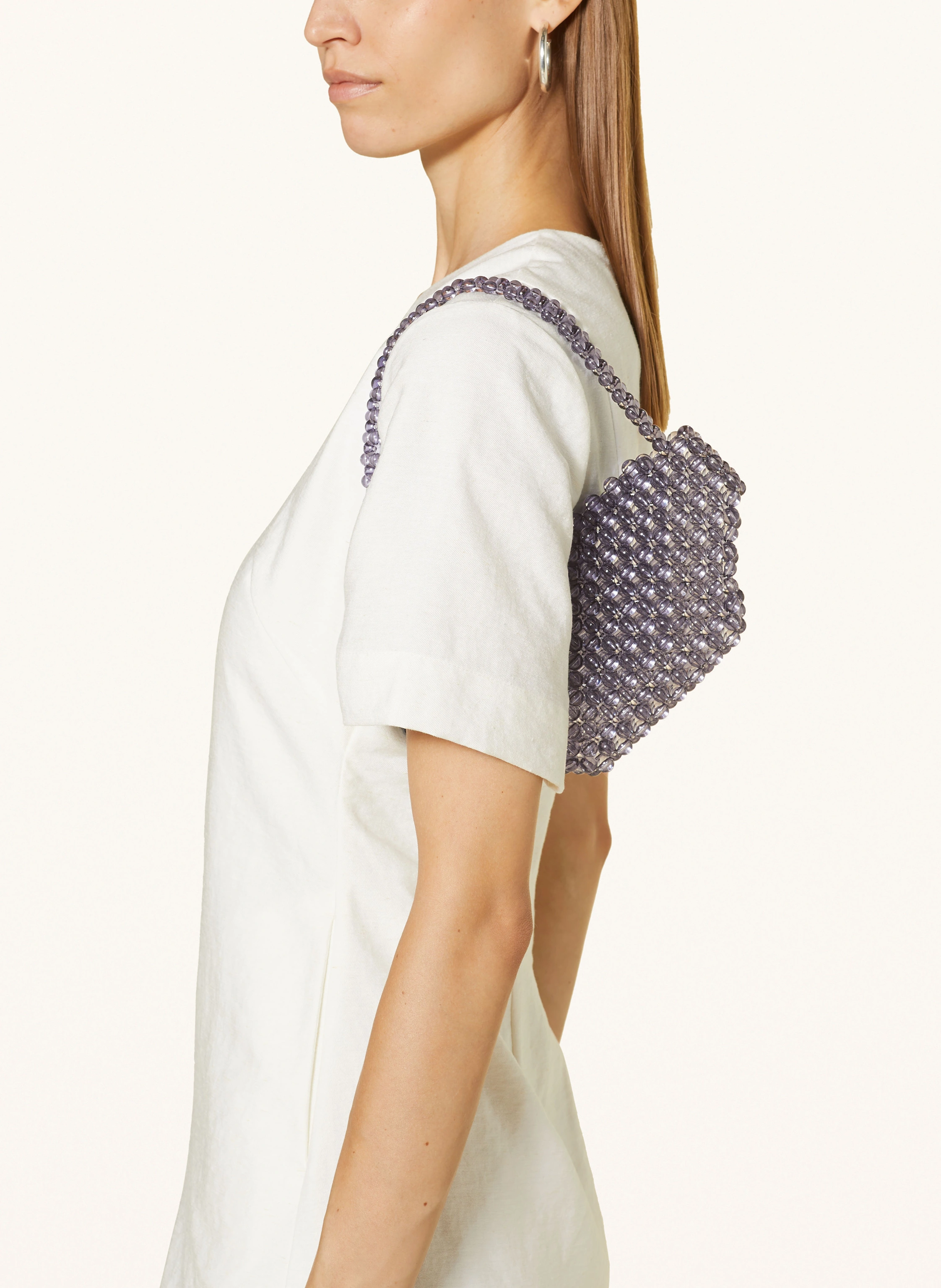0711 TBILISI Handtasche CORA aus Schmuckperlen