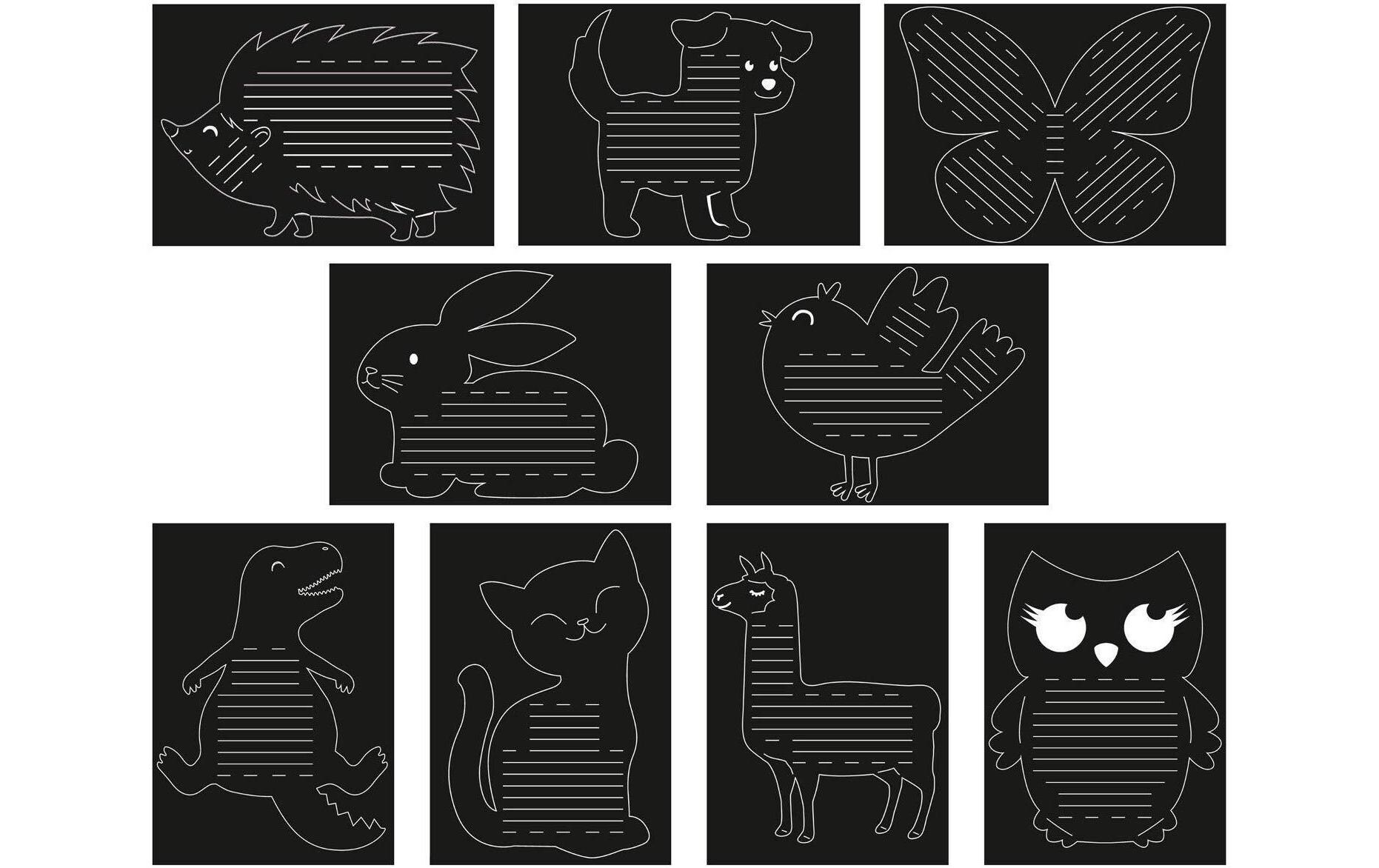 Bastelpapier für 9 Flechtmotive A4, 300 g/m², Mehrfarbig132 Flechtstreifen für Flechtmotive