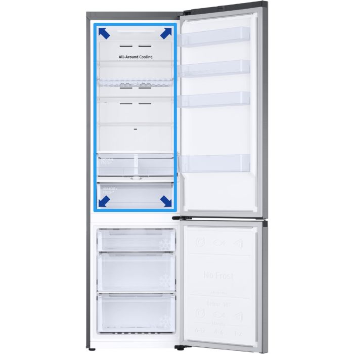Samsung Kühl- Gefrierkombination RL 34T600cs9/EG