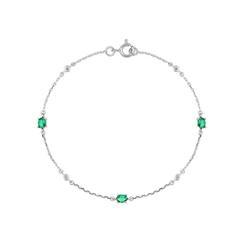 Bracelet Femme - Argent 925 - Longueur : 18 cm