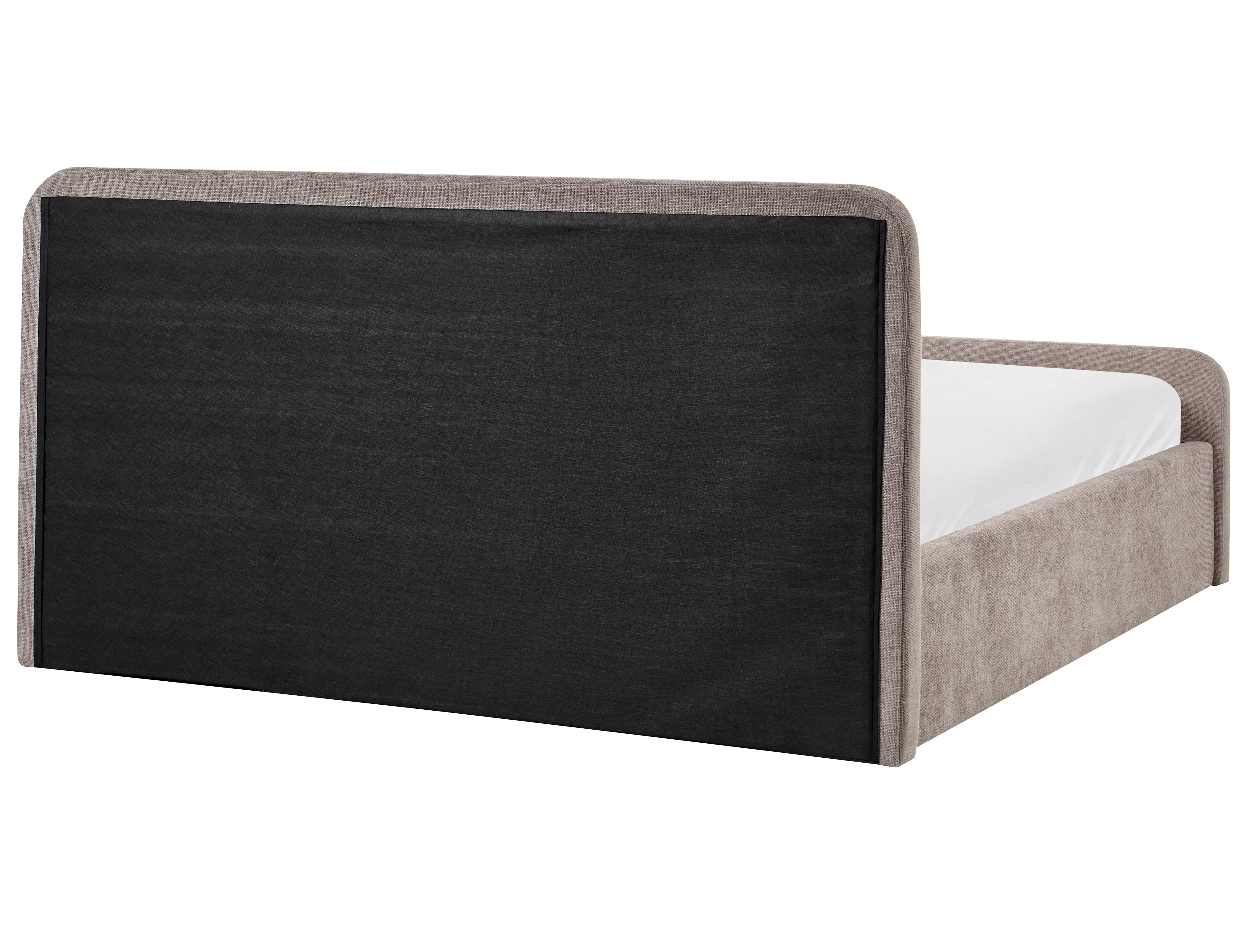 Bed met opbergruimte Stof VIVIERS 180 x 200 cm Taupe