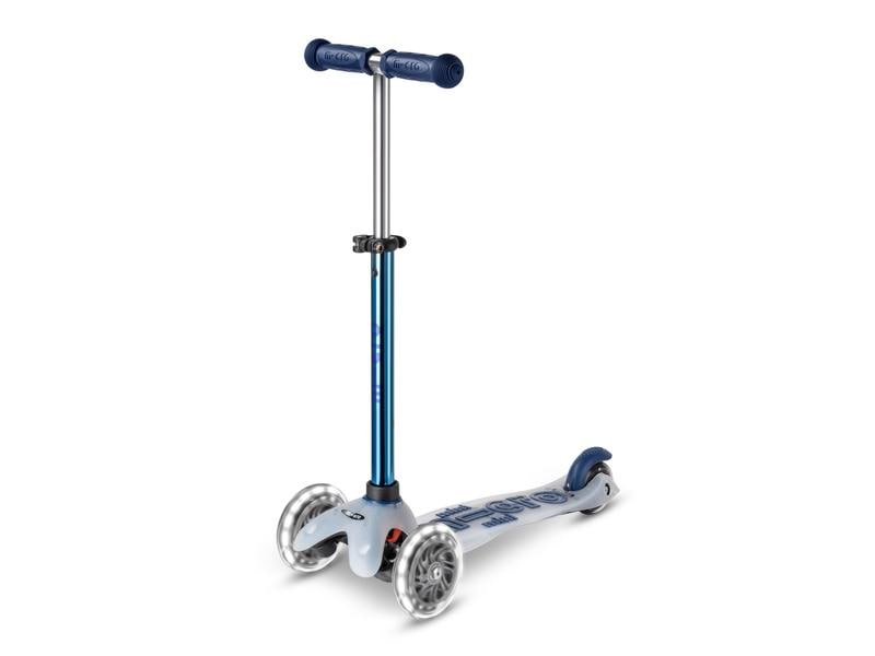 Micro Mobility Kickboard Deluxe Flux LED Neochrome Navy Scooter