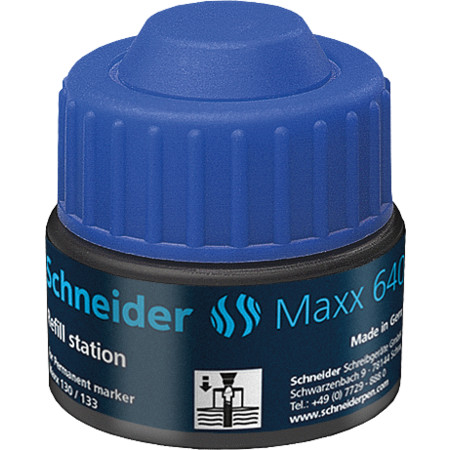 Schneider Maxx 640für Permanentmarker Refill station - blau