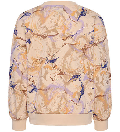 Hummel Sweatshirt - hmlSwirly - Biskuit