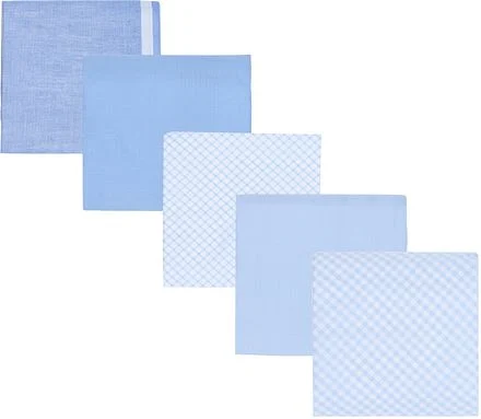 Suitable Zakdoeken 5-Pack Dessin Light Blue HANK-LIGHTBLUE-STBL-32 kopen