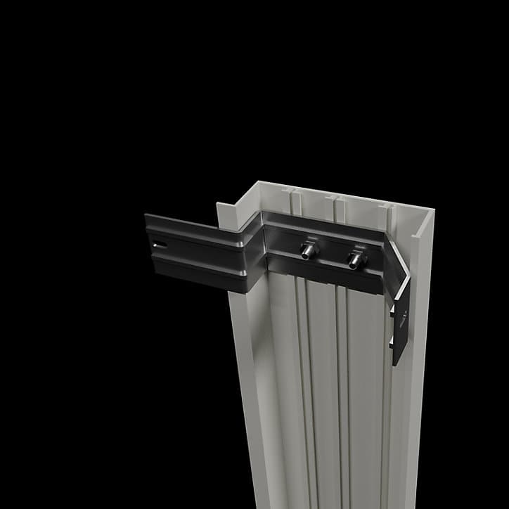 Tapée d'isolation pour porte d'entrée aluminium blanc G65+ 160mm