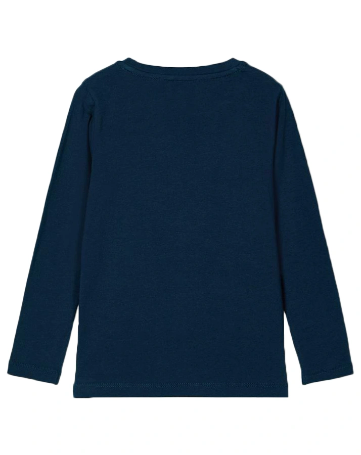 Langarmshirt NMMRAXI – NYC COOL in dunkelblau