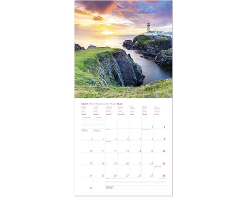 Wandkalender Droombestemmingen 2025 30x30 cm