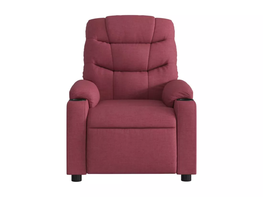 Fauteuil inclinable Rouge bordeaux Tissu