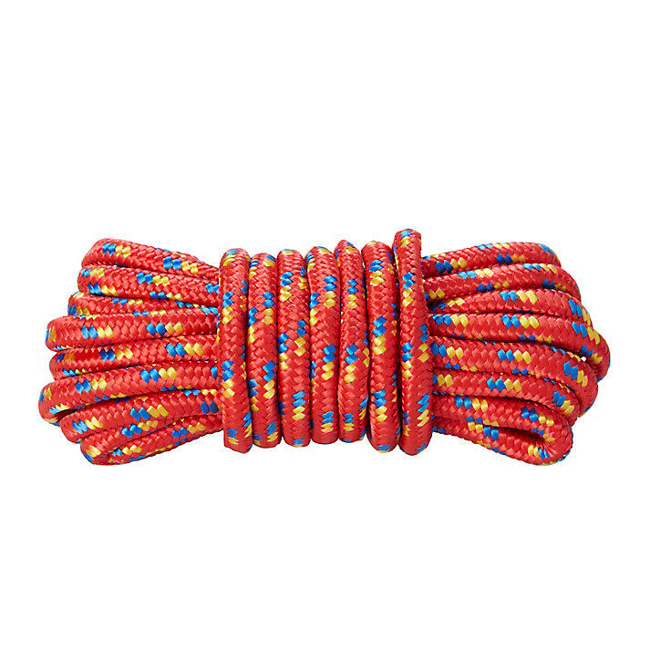 Corde tressée rouge ø9 mm, 7.5 m