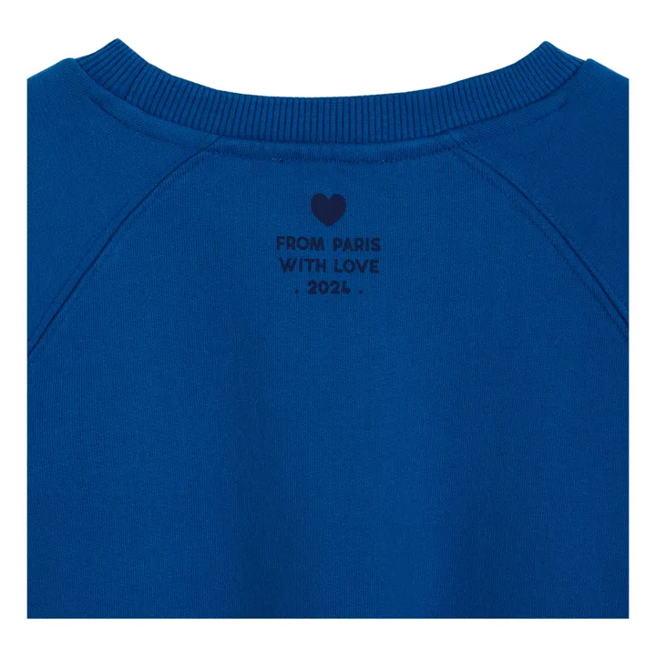 Emile et Ida Sweat Amour | Bleu