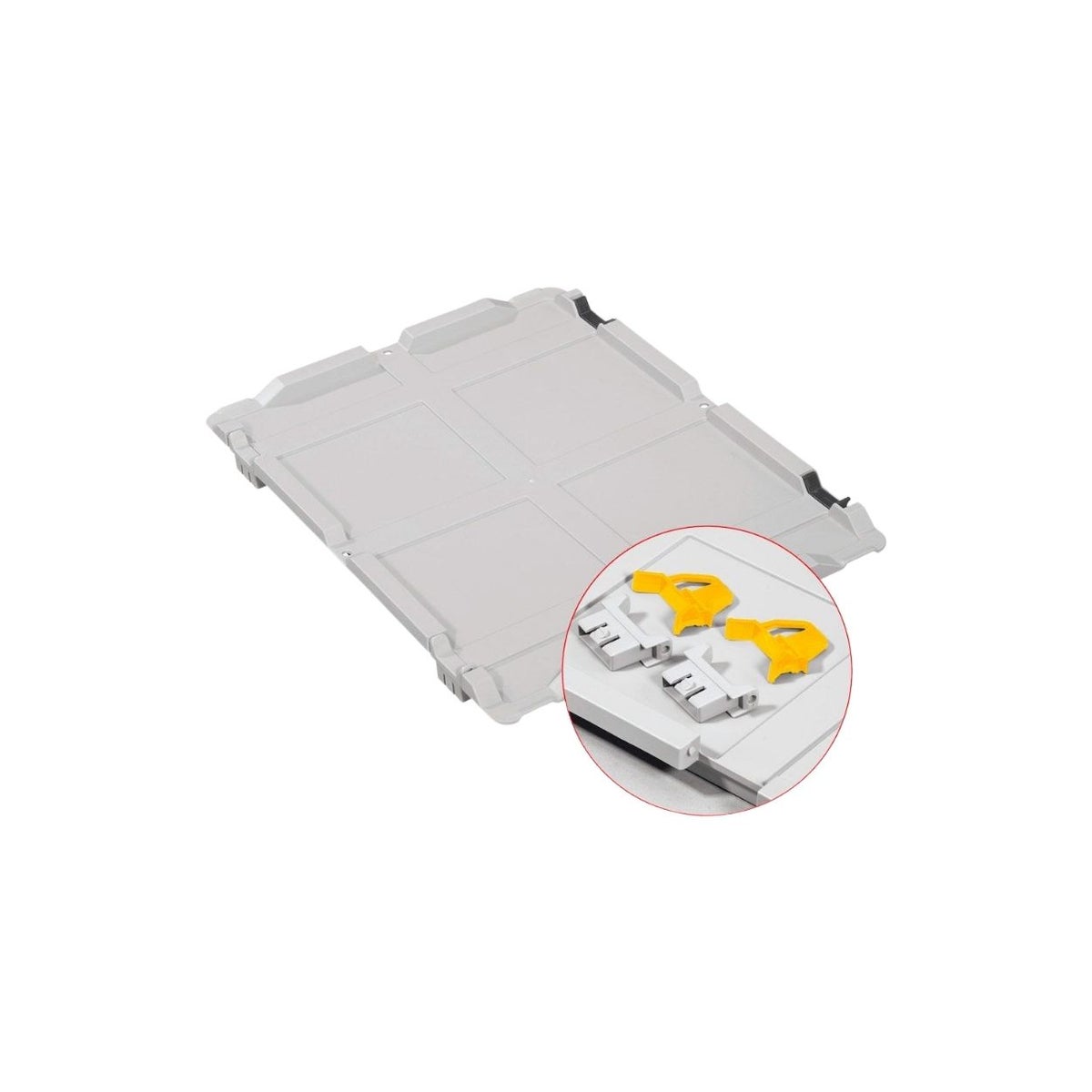 PROREGAL Voordeelset 3x Eurobox Nextgen Economy met scharnierend deksel, gele schuifsluitingen en handgrepen. Afmetingen gesloten (H x B x D): 32 x 40 x 60 cm, 65 liter.