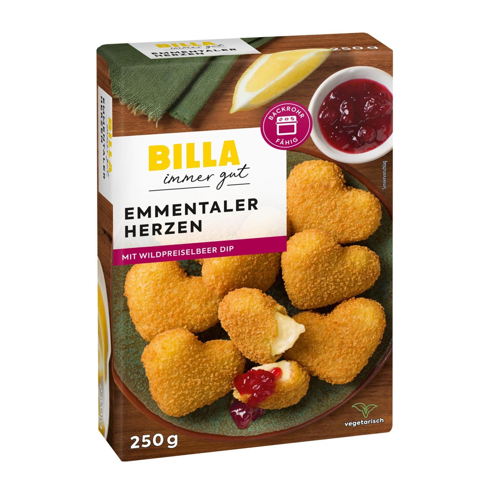 BILLA Emmentaler Herzen