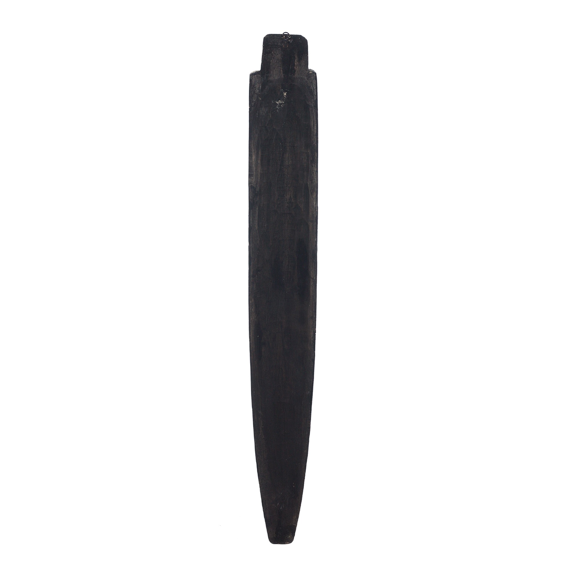 Maske 'Africa' mit Krone, natur, H 100 cm, B 13 cm, T 7 cm von fischer's lagerhaus