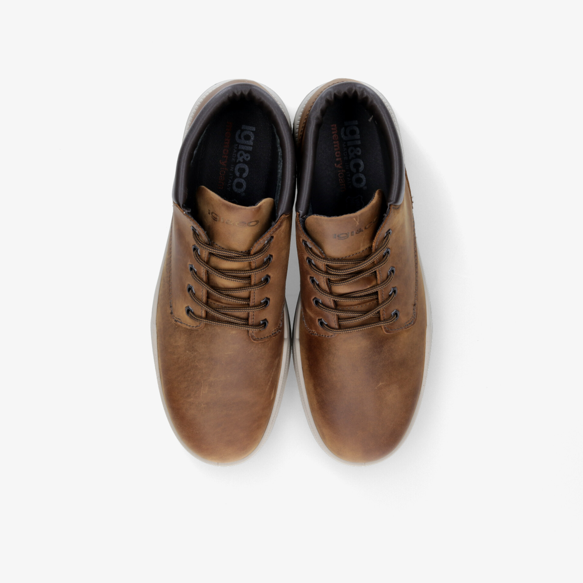 IGI & CO Herren Schnürboots cognac