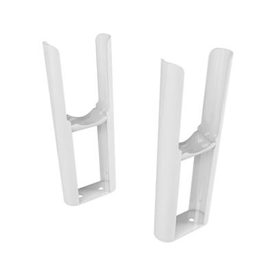 Eastbrook Rivassa voetsteuntjes voor 2 koloms radiator wit glans
