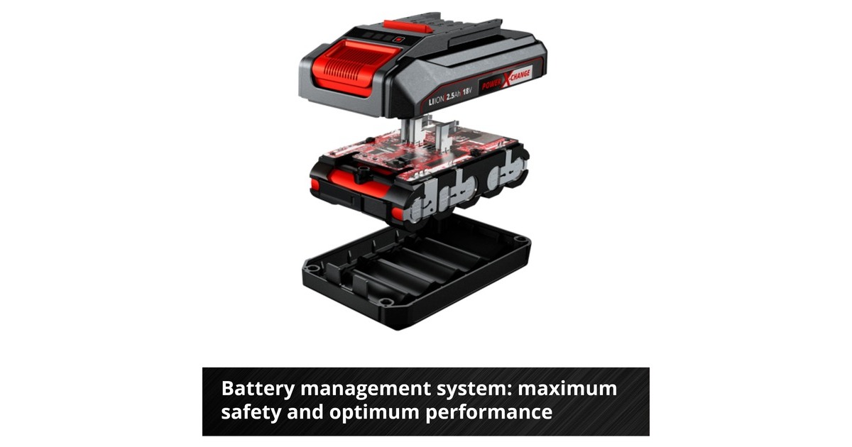 EINHELL18V 2,5Ah PXC Starter Kit set  (Zwart/rood)