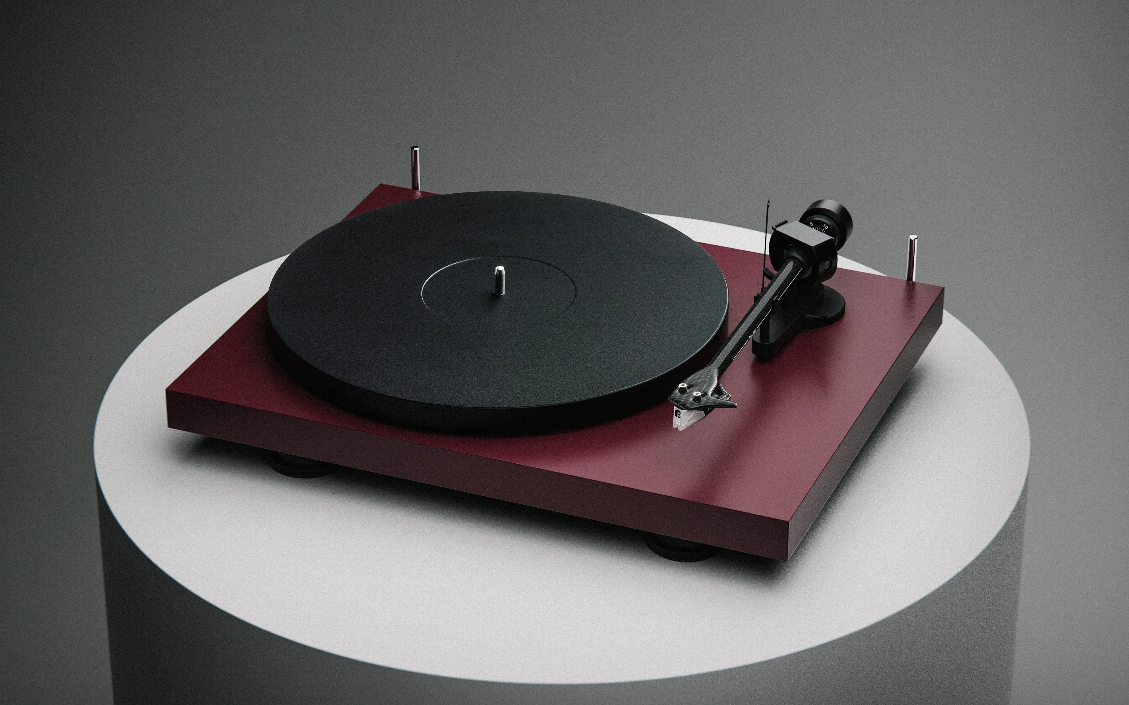 Pro-ject Debut Carbon Evo II Bordeaux satiné Platines vinyle hi-fi