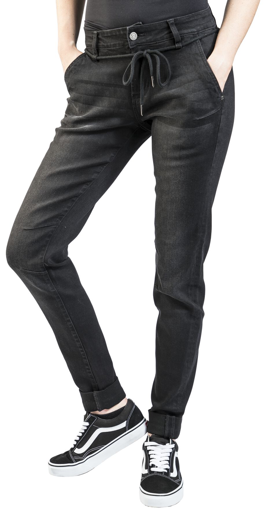 Pantalon confortable avec poches fendues | RED by EMP Jean