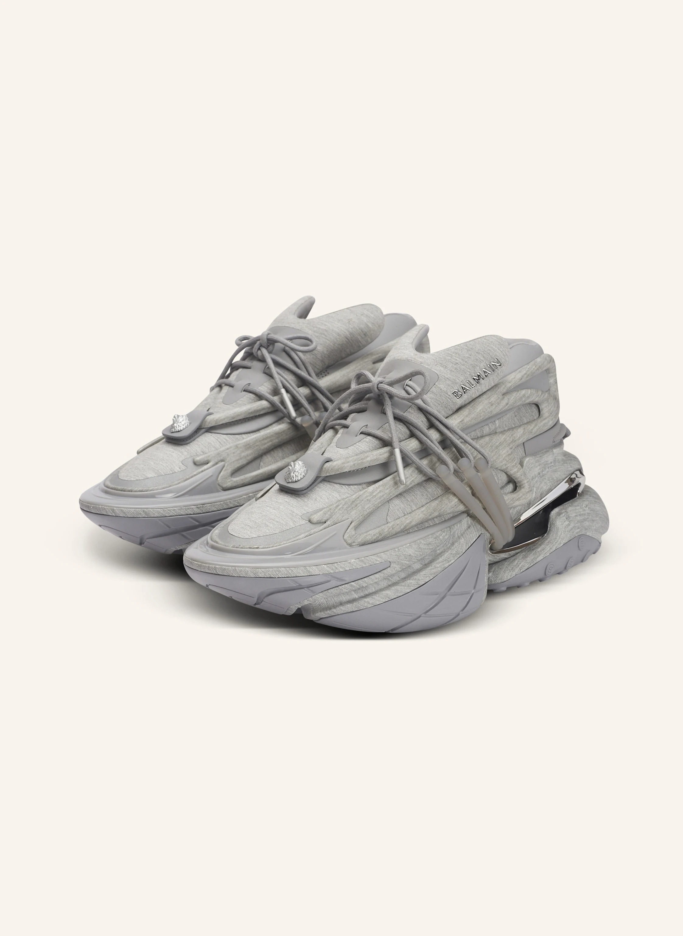 BALMAIN Niedrige Unicorn Sneakers mit Molton-Print