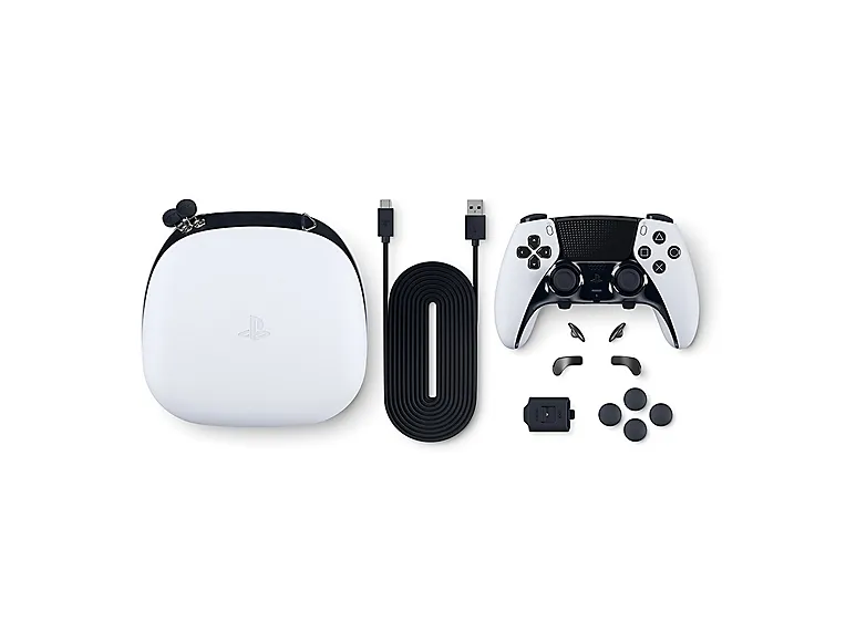 Sony DualSense Edge - Gamepad - trådløs - Bluetooth - hvid - for Sony PlayStation 5