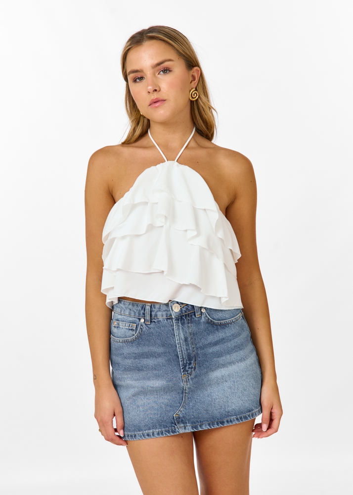 Mia halter top wit