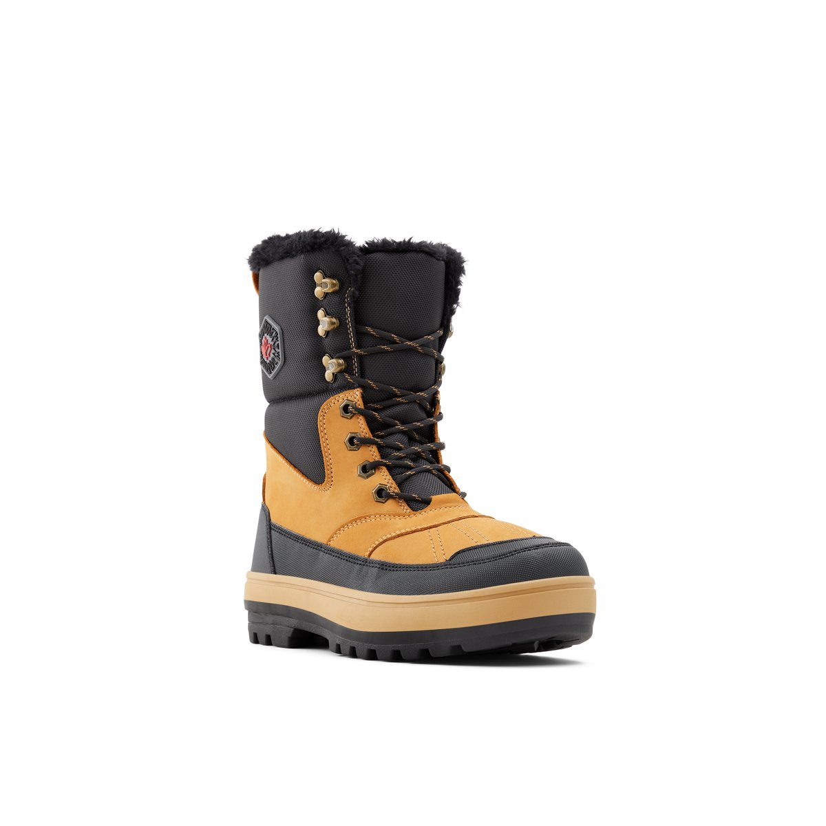 BANFF TRAIL-Ranald-Bottes d'hiver - Semelle tracteur - Jaune