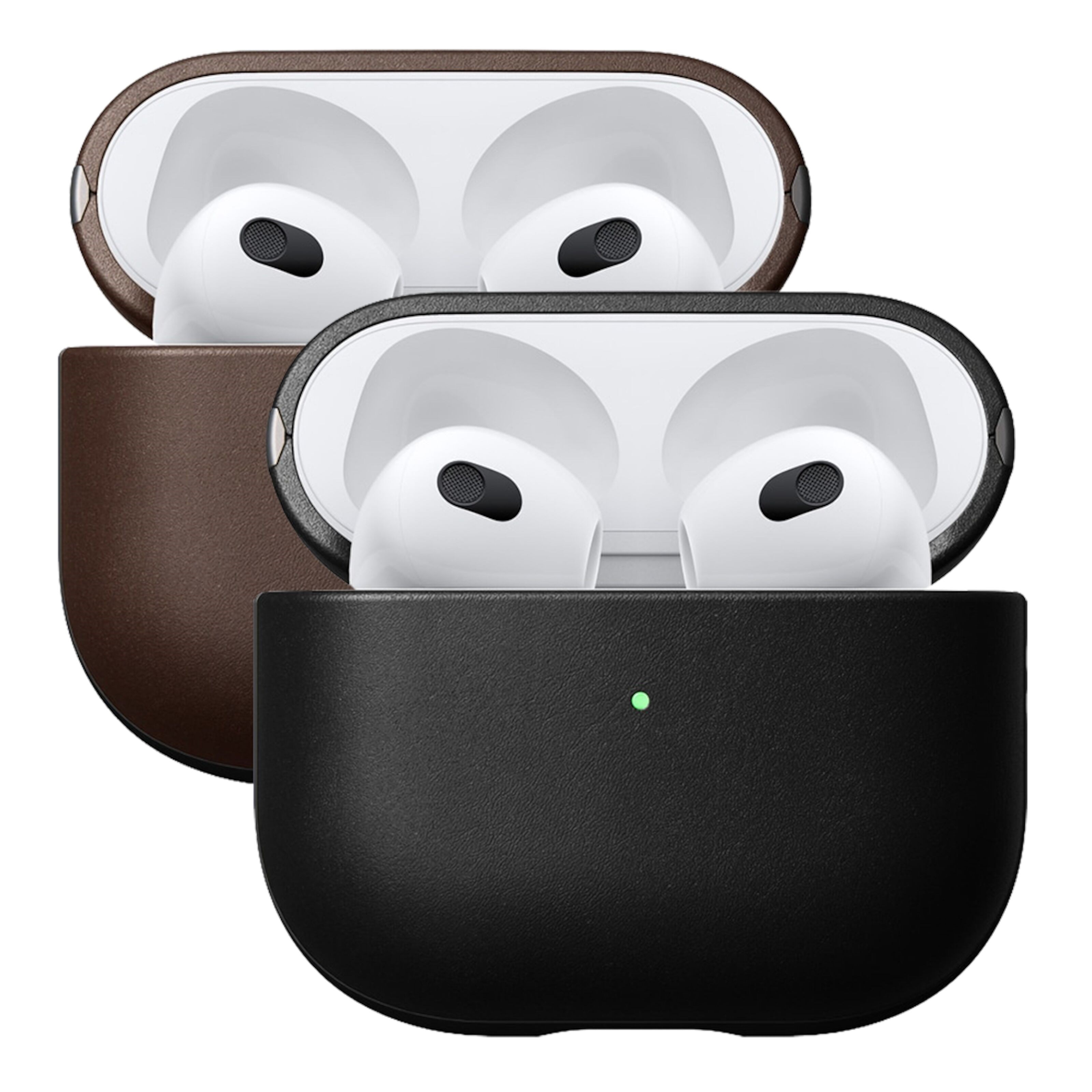 Nomad Modern Leather Case for Airpods Series 3 (2021) Svart