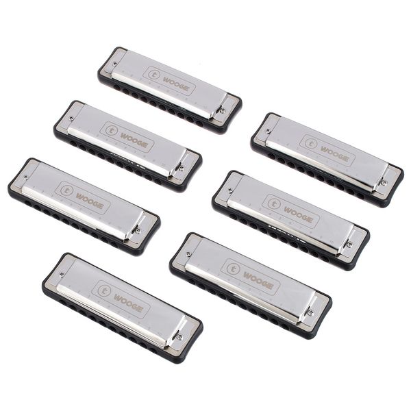 Thomann Woogie Blues Harmonica 7-SET