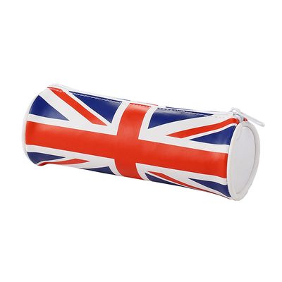Trousse ronde World - 1 compartiment - 4 drapeaux disponibles - Viquel