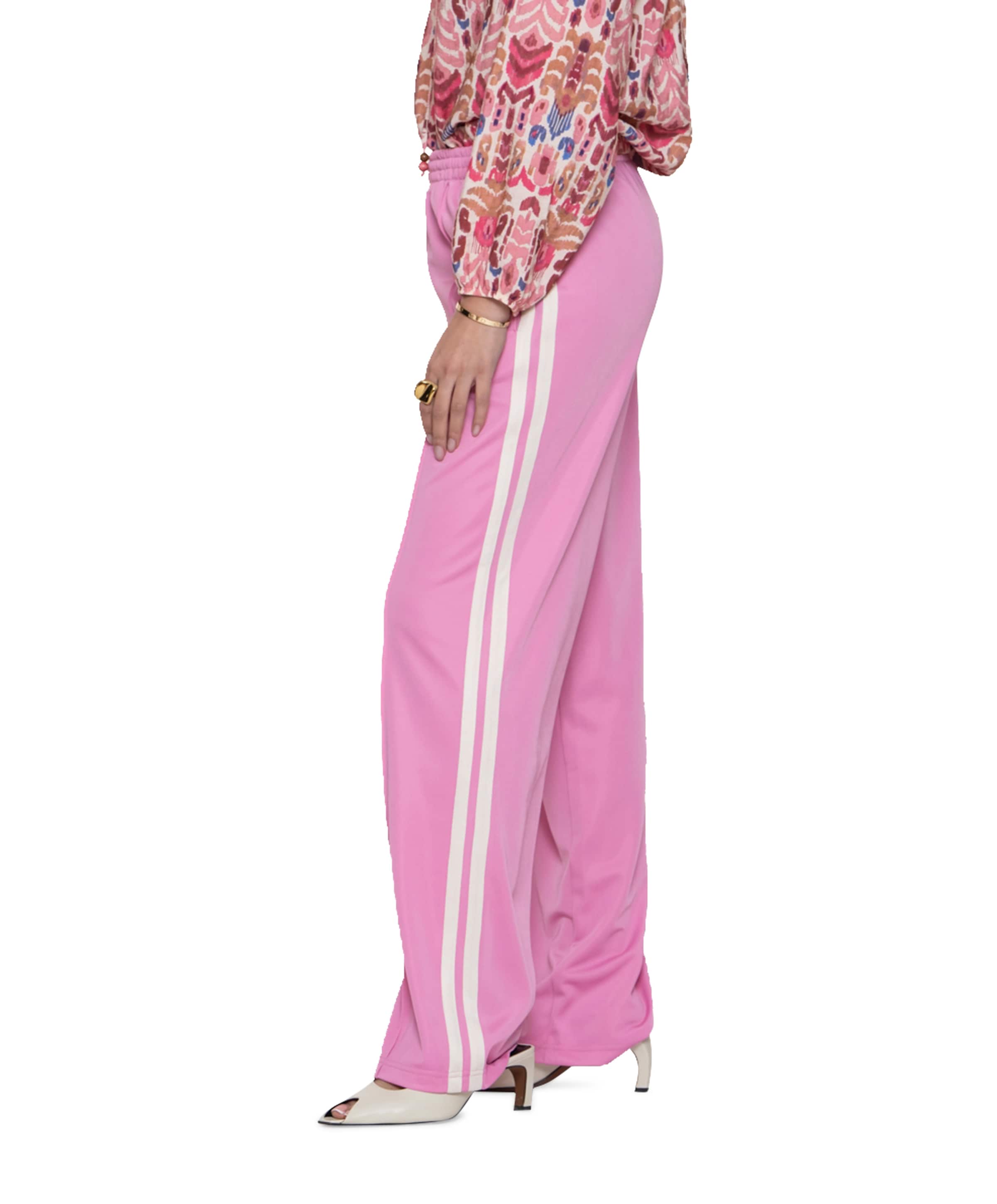 Geisha Track pants dames broek roze