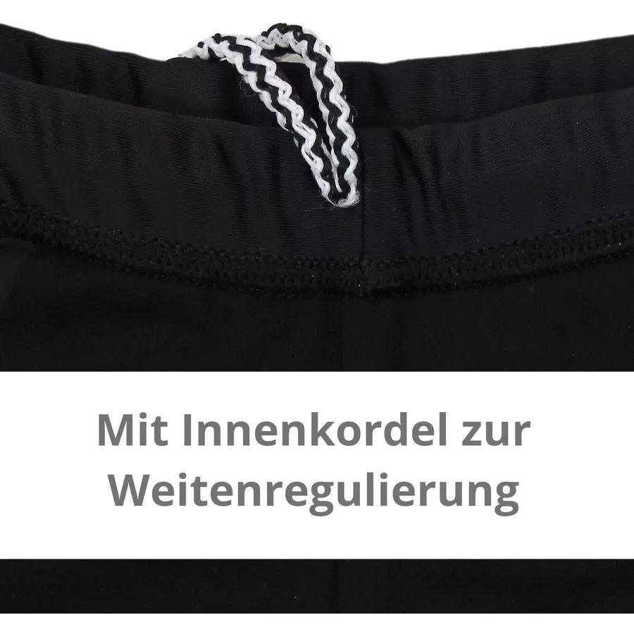 Aquarti Jungen Kurze Badehose mit Einsätzen Seitlich rot